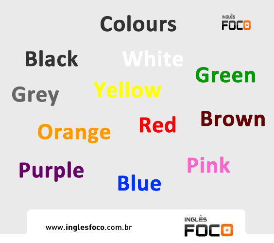 Inglês Foco - Aulas de inglês Online | Colours